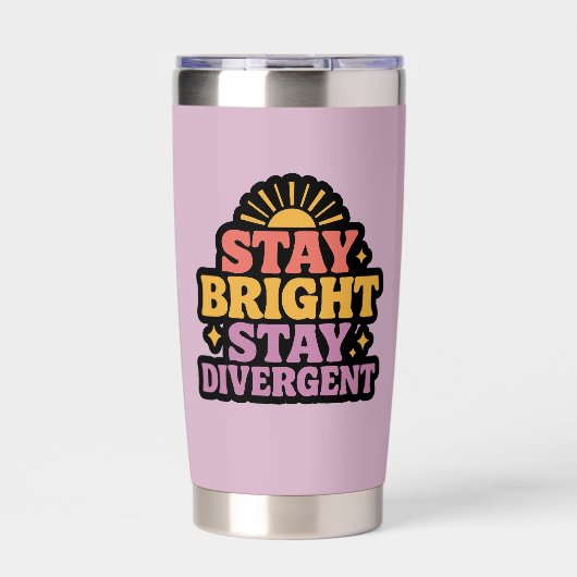 Gourde Isotherme Stay Bright, Stay Divergent (Extérieur)