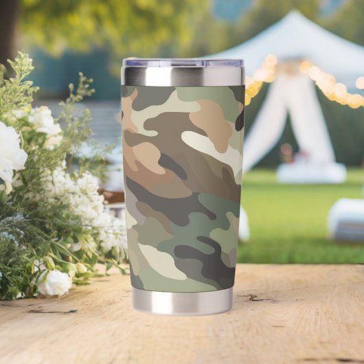 Gourde Isotherme Stylish Camouflage Pattern Drink (Mariage (pivotée))