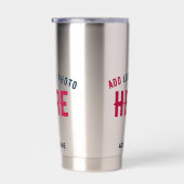 GOURDE ISOTHERME STYLISH MODERNE ACIER INOXYDABLE VÉRIFIÉ (Gauche)