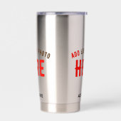 GOURDE ISOTHERME STYLISH MODERNE ACIER INOXYDABLE VÉRIFIÉ (Gauche)