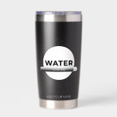 Gourde Isotherme Sun Energy Quote | Custom Name (Couvercle)