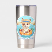 Gourde Isotherme Swimming dog (Extérieur)