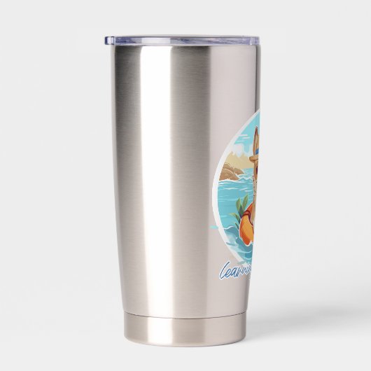 Gourde Isotherme Swimming dog (Gauche)