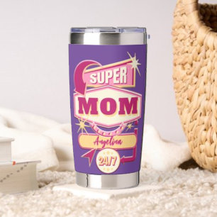 Gourde Isotherme SYMBOLE REtro Diner Super Maman