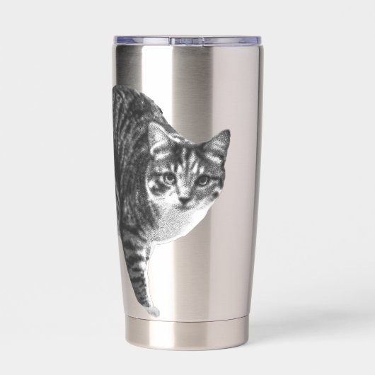 Gourde Isotherme Tabby Glow par Winter Window (Couvercle)