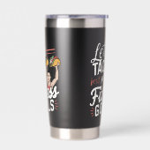 Gourde Isotherme Taco ‘À propos de mes objectifs de remise en forme (Gauche)