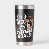 Gourde Isotherme Taco ‘À propos de mes objectifs de remise en forme (Couvercle)