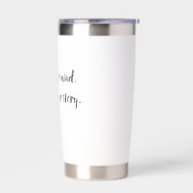 Tasse de voyage Réinitialisez votre esprit Réécriv