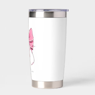 Gourde Isotherme Tasse Stéthoscope d'infirmière Bow, Tasse personna