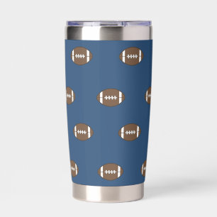 Gourde Isotherme Tasse thermique Football Bleu