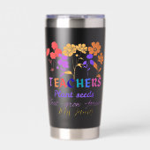 Gourde Isotherme Teacher plant seed personalized teacher's day (Extérieur)