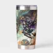 Gourde Isotherme 🧙 ‍ TÉMOIN S'IL VOUS PLAÎT ! Gothique Pagan Hallo (Couvercle)