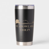 Gourde Isotherme Tous Ceux Qui Improvisent Ne Sont Pas Perdus Violo (Extérieur)