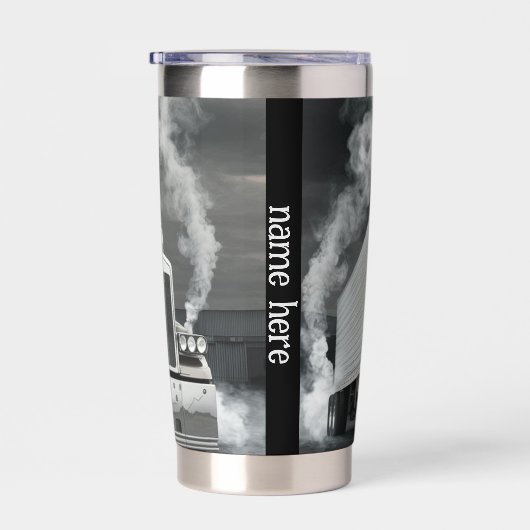 Gourde Isotherme Tractor Tracteur Trailer digitale (Gauche)