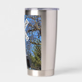 Gourde Isotherme Traversée Du Chemin De Fer Avec Crossbuck Inverti (Gauche)