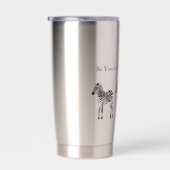 Gourde Isotherme Trois zèbres (Gauche)