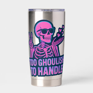 Gourde Isotherme Trop Ghoulish À Manipuler - Cool Skeleton Humour V