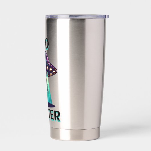 Gourde Isotherme UFO Hunter | Ai Art avec UFO et Alien (Gauche)