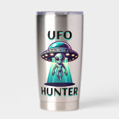 Gourde Isotherme UFO Hunter | Ai Art avec UFO et Alien (Extérieur)