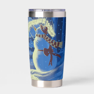 Gourde Isotherme Un Noël de bonhomme de neige