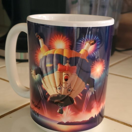 Gourde Isotherme Une photo d'un ballon à air chaud vide