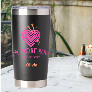 Gourde Isotherme Une rangée de Derniers mots célèbres Tricot Lover