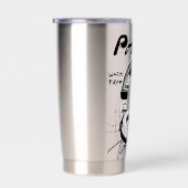 Gourde Isotherme Urban Retro Headphone Vibe Illustration (Gauche)