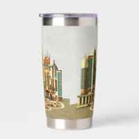 Ville de fantasy futuriste Art de paysage urbain S