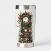 Gourde Isotherme Vintage Ivy Rose Grandfather Clock (Couvercle)