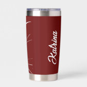 Gourde Isotherme Visage de chat personnalisé (Couvercle)