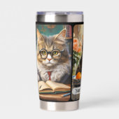 Gourde Isotherme Vos Photos de 3 Chats Artistique (Extérieur)