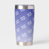 Gourde Isotherme Votre Logo Automatiquement Tiled Editable Color Om (Couvercle)