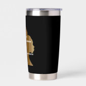 Gourde Isotherme Water Bottle "Ebony woman"  "Earthly rainbow" (Gauche)