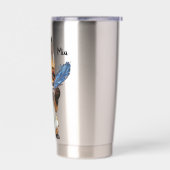 Gourde Isotherme Whimsical Fox with a Feather (Gauche)