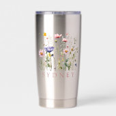 Gourde Isotherme Wildflower Custom Name (Couvercle)