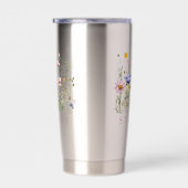 Gourde Isotherme Wildflower Custom Name (Gauche)