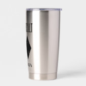 Gourde Isotherme Winter Sports Apres Ski Gag Personalized (Gauche)