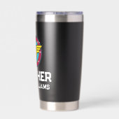 Gourde Isotherme Wonder Woman | Logo Cercle & Etoiles (Couvercle)