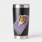 Gourde Isotherme Yoga Sheltie (Extérieur)