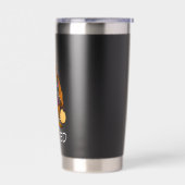 Gourde Isotherme Yolked Hen – Funny Strong Chicken Kettlebell Gym (Gauche)