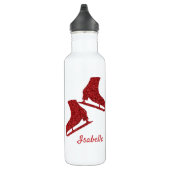 Gourde patinage Rouge brillant belle sensation (Droite)