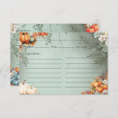 Gourdegous Recept Kaart (Voorkant / Achterkant)