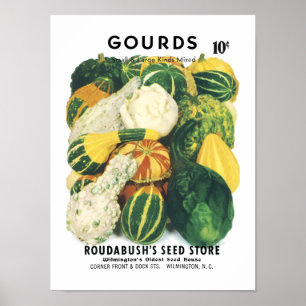 Gourds zaaipakket poster