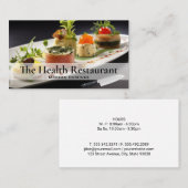 Gourmet Appetizers | Hors Doeuvres Visitekaartje (Voorkant / Achterkant)