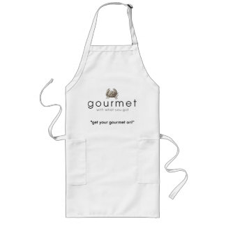 Gourmet Apron (krab) Lang Schort