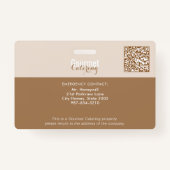 Gourmet Catering Company Badge (Dos)