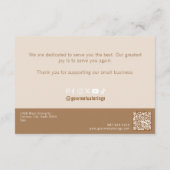 Gourmet Catering Pakket Insert Kaart (Achterkant)