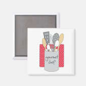 Gourmet chef-kok keukenmagneet magneet (Voorkant / Achterkant)