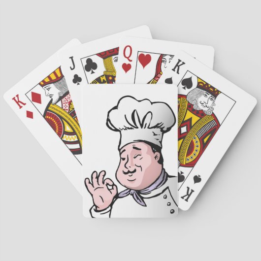 GOURMET CHEF POKERKAARTEN (Achterkant)