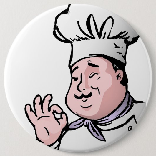 GOURMET CHEF RONDE BUTTON 6,0 CM (Voorkant)